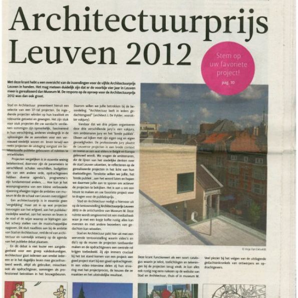 Architectuurprijs Leuven 2012