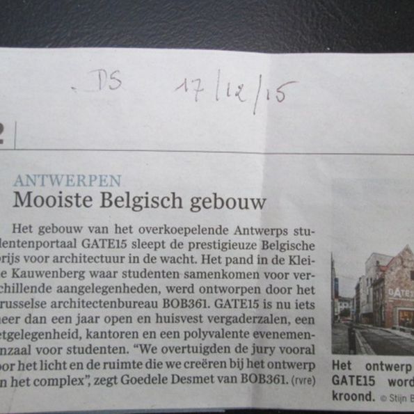Antwerpen – Mooiste Belgisch gebouw’
